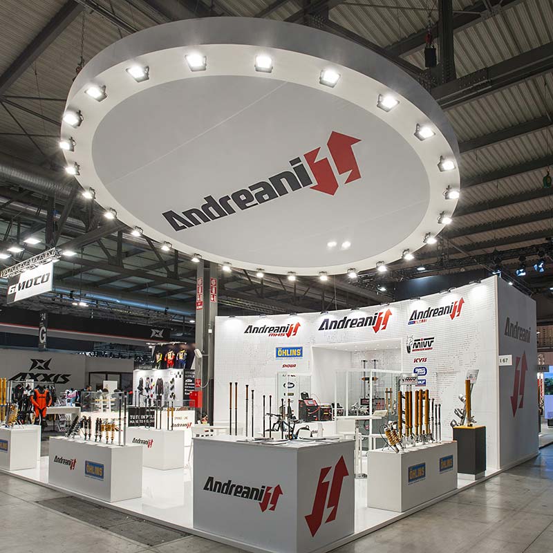 Andreani Group, EICMA, Milano, vista generale stand