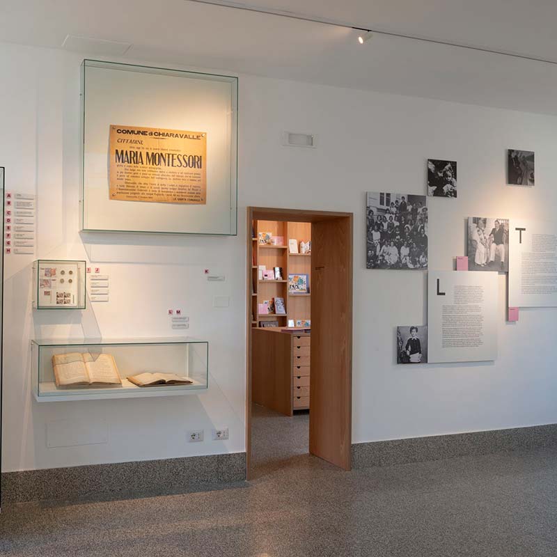 Casa Montessori, Chiaravalle (Ancona), sale espositive