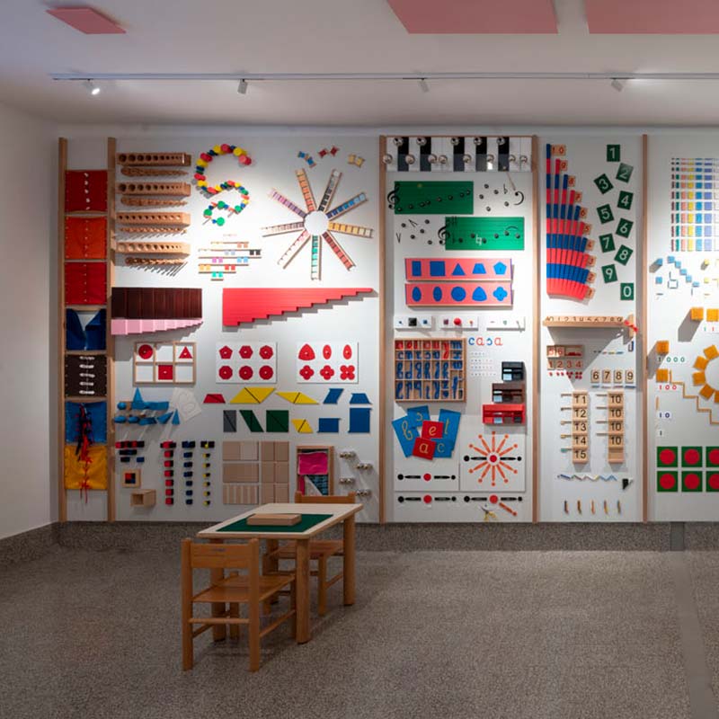 Casa Montessori, Chiaravalle (Ancona), sale espositive