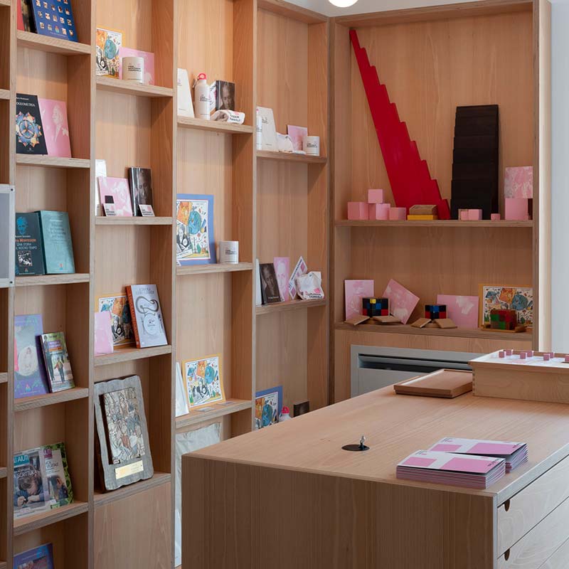 Casa Montessori, Chiaravalle (Ancona), sale espositive