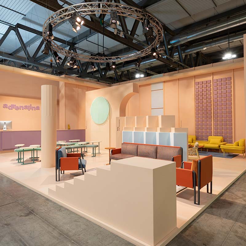 Domingo Salotti, iSaloni, Milano, vista generale stand