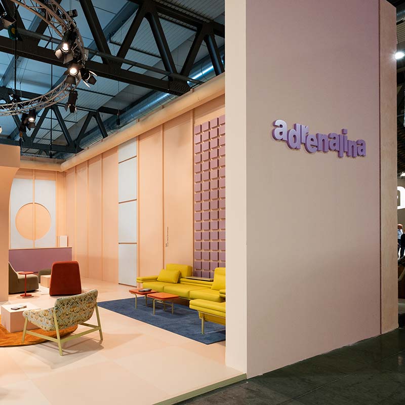 Domingo Salotti, iSaloni, Milano, vista generale stand