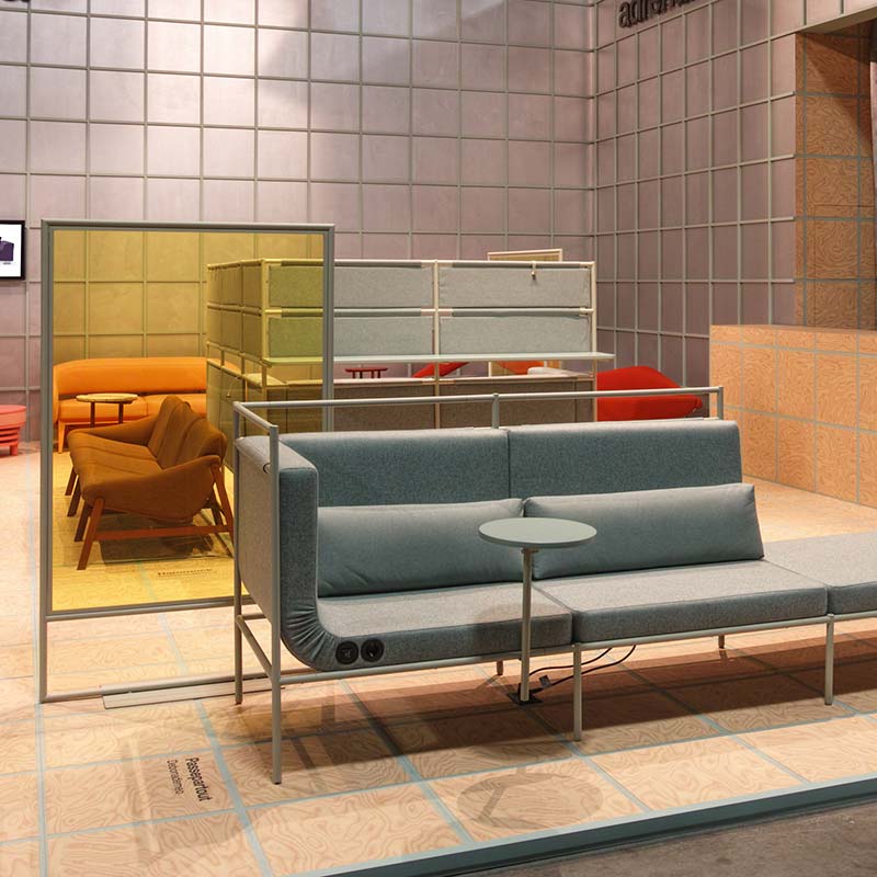 Domingo Salotti, iSaloni, Milano, vista generale stand