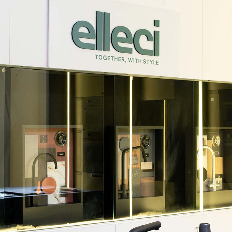 ELLECI, Fuori salone, Milano, vista interno stand