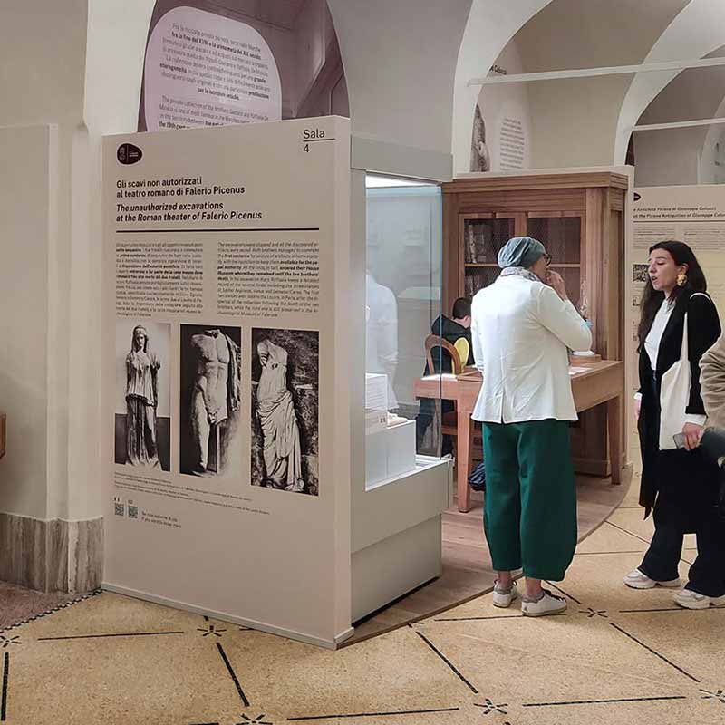 Museo archeologico di Fermo, corridoio