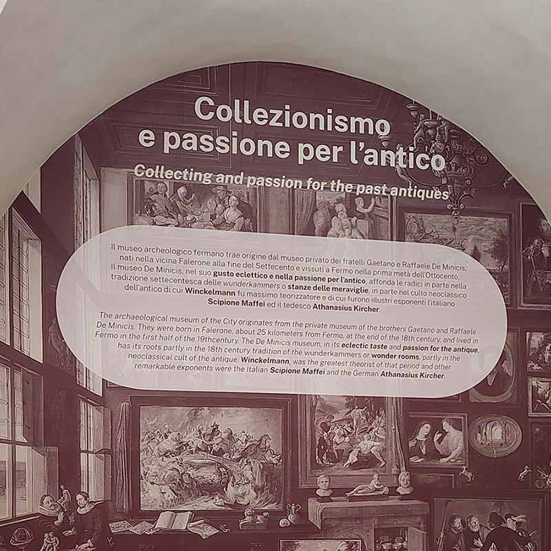 Museo archeologico di Fermo, nicchie espositive